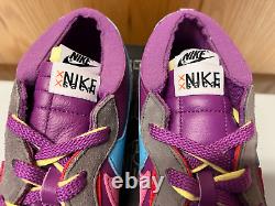 Nike Blazer Low x Sacai x Kaws Purple Dusk DM7901-500 DS sz 10.5 waffle
