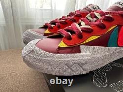 Nike x Kaws x Sacai Blazer Low Team Red Size US9 Brand New
