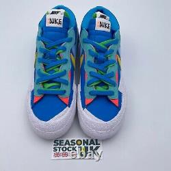 Nike x Sacai x Kaws Blazer Low Blue Multi UK 7 Brand New Free Postage