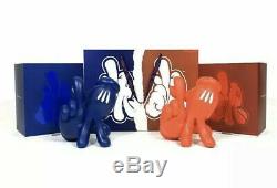 OG Slick LA Hands Red & Blue NEW 100% Authentic Designer Con S/N Only 300! Kaws