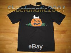 Original Fake KAWS Snoopy Peanuts Halloween Shirt Chomper Supreme XL 4 Black