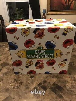 Sesame Street x KAWS x UNIQLO Complete Box Set of 5 Plush Dolls 100% Authentic