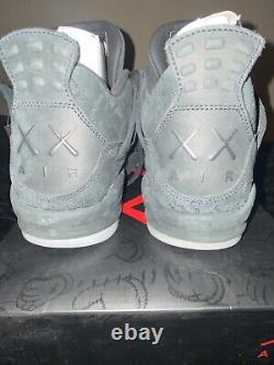 Size 10.5 Jordan 4 Retro x KAWS Black