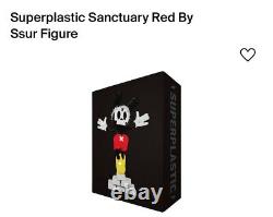 Superplastic Sanctuary Red 15.5-inch By Ssur Brand New Sealed Kaws Limited