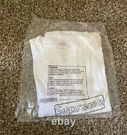 Supreme KAWS Chalk Box Logo Tee White Size XL BRAND NEW SEALED
