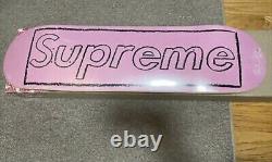 Supreme KAWS Chalk Skateboard Pink Deck Brand New
