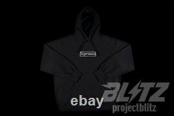 Supreme Kaws Chalk Logo Hooded Sweatshirt Black M Ss21 Hoodie