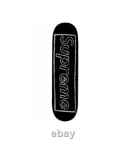 Supreme SS21 Kaws Chalk Box Logo Skateboard Black IN HAND FREE FAST SHIPPING