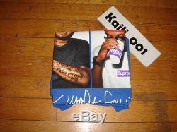 Supreme Three 6 Mafia Tee Size XL Blue OG Kaws Moss Vintage KERMIT Tyson 3 6