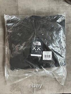 TNF x KAWS hoodie (Black) Size XL SEALED